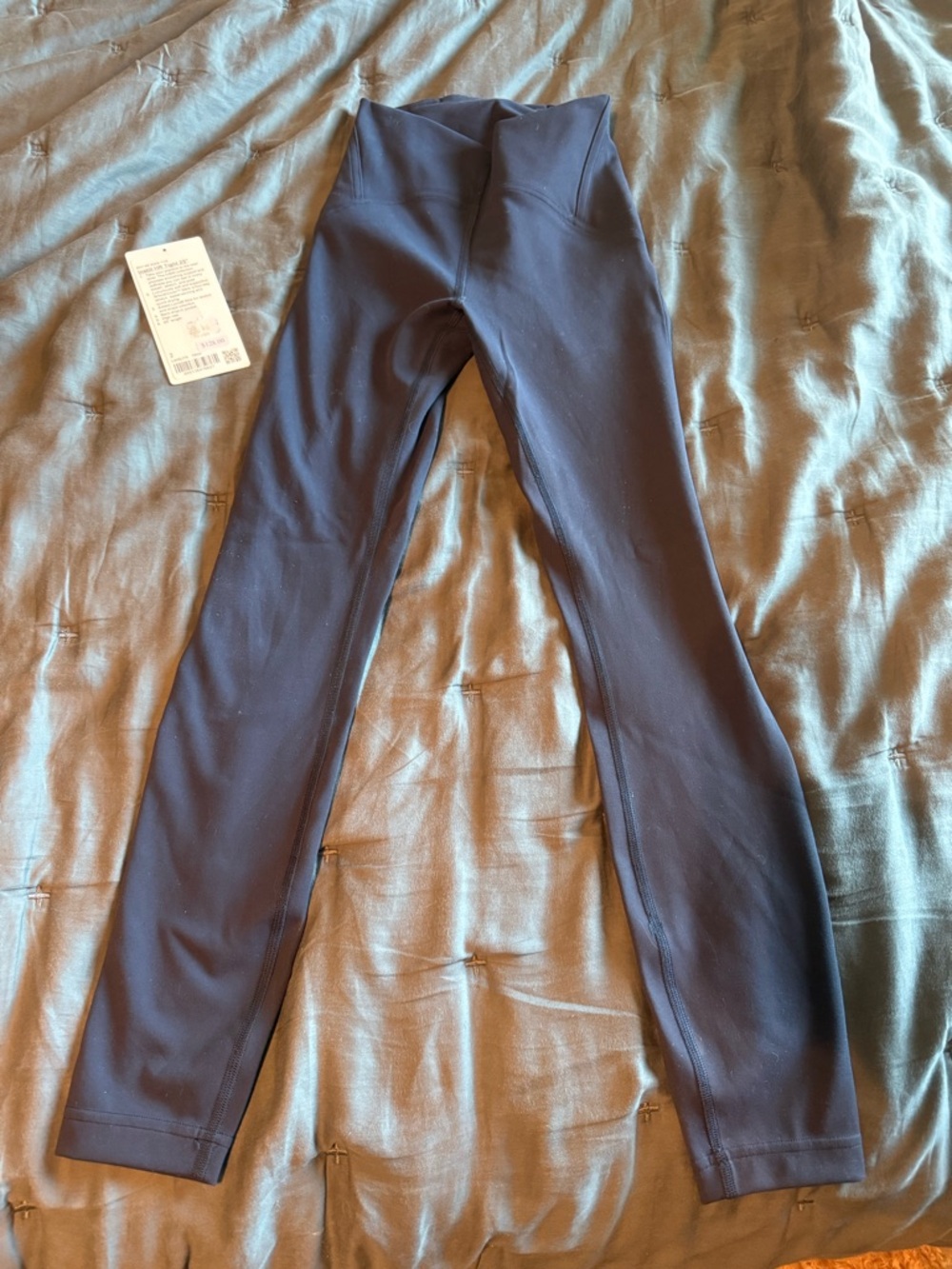 lululemon athletica Black & Charcoal Athletic Tights with Tag